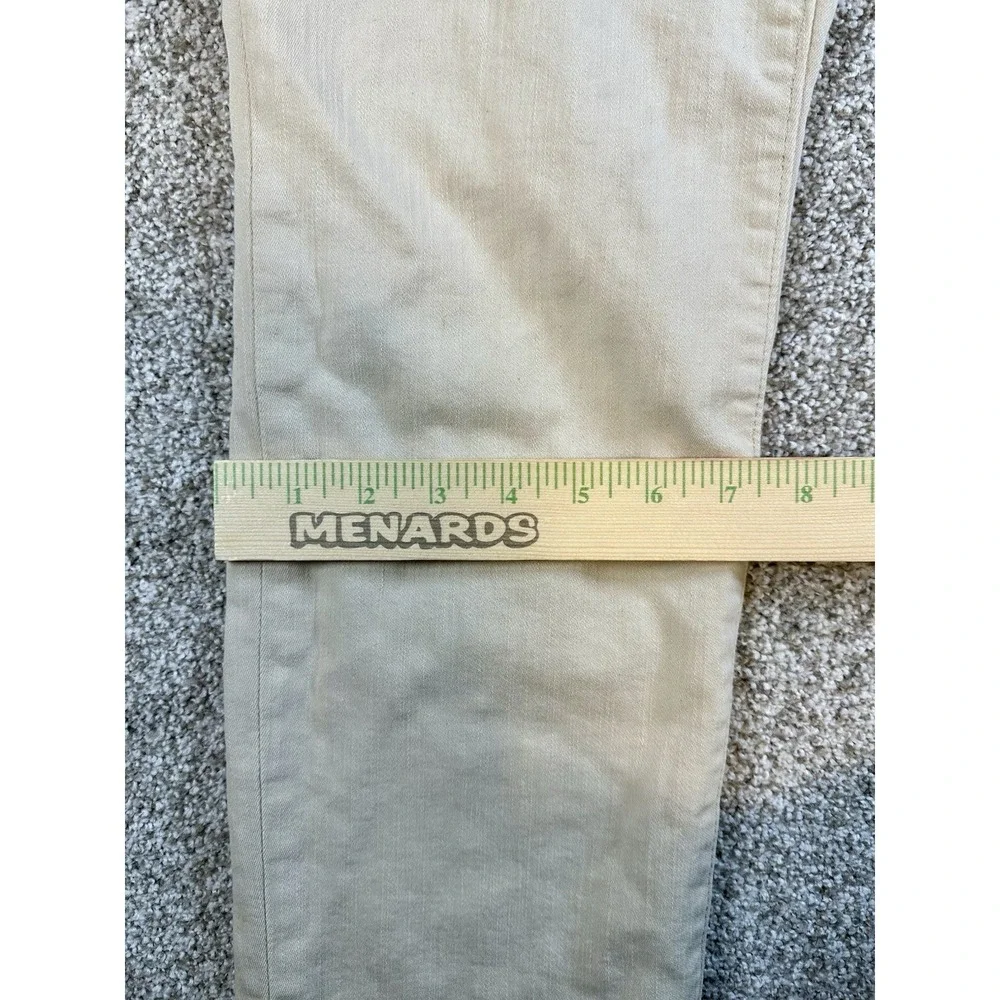 Express Jeans Mens 28x30 Slim Fit Hyper Stretch Beige Denim Casual